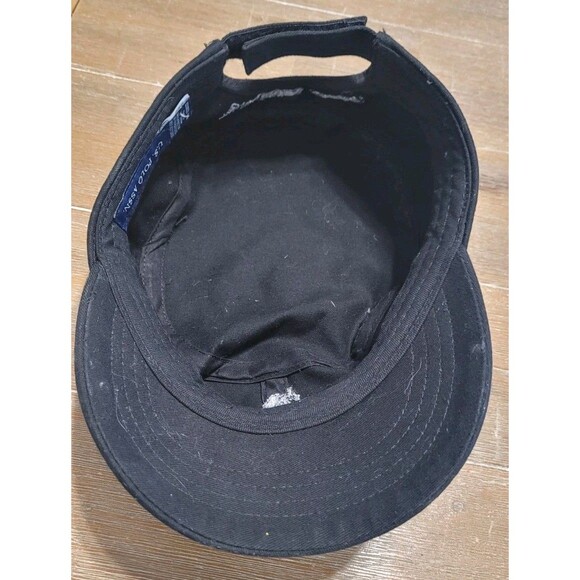 U.S. Polo Association Army Cap Black Hat Cap Logo One Size Youth Kid - Picture 4 of 5